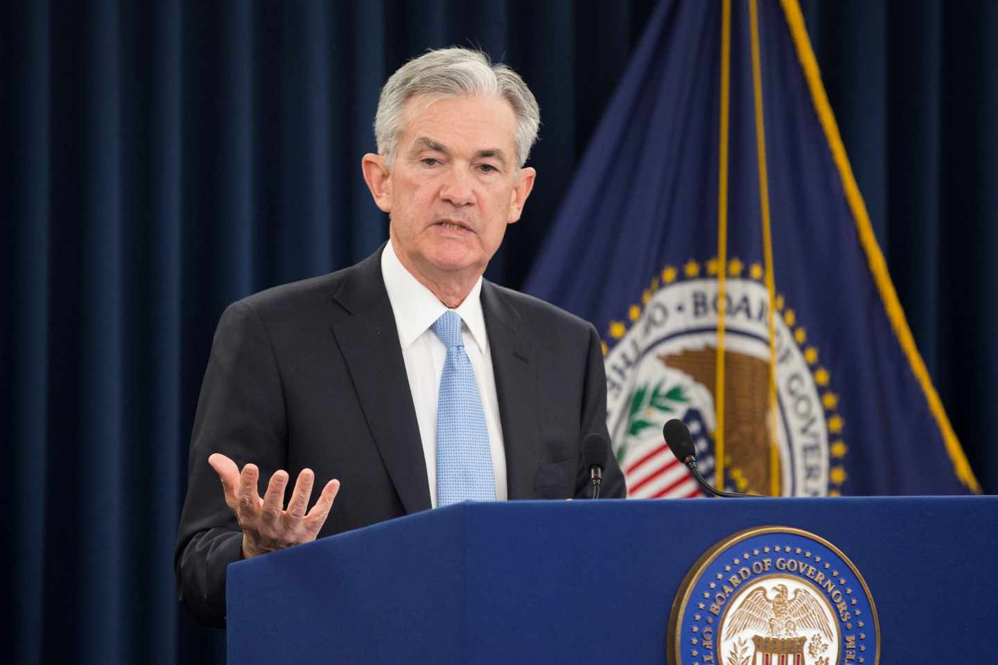 El presidente de la Fed, Jerome Powell.