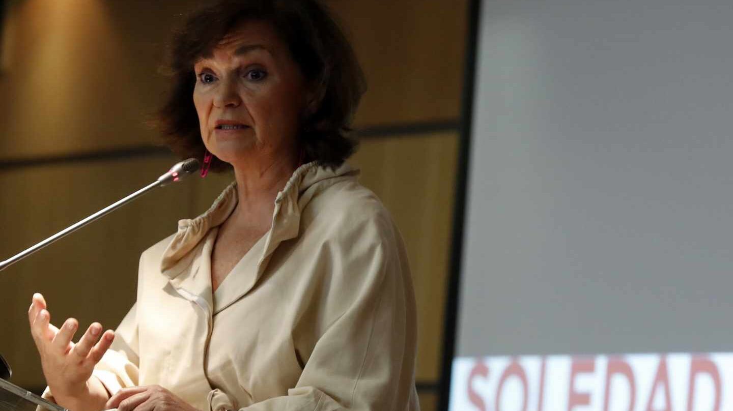 La vicepresidenta del Gobierno en funciones, Carmen Calvo