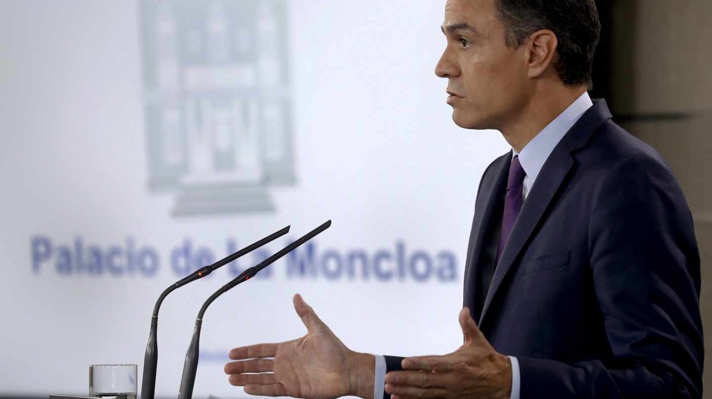 El presidente del Gobierno en funciones, Pedro Sánchez