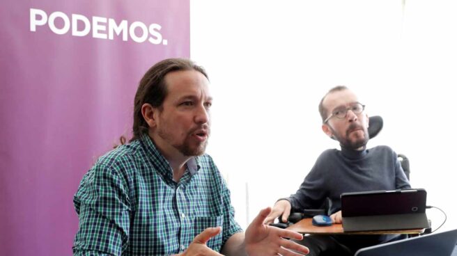Iglesias y Echenique, en el Consejo Ciudadano de Podemos. Iglesias y Echenique, en el Consejo Ciudadano de Podemos.