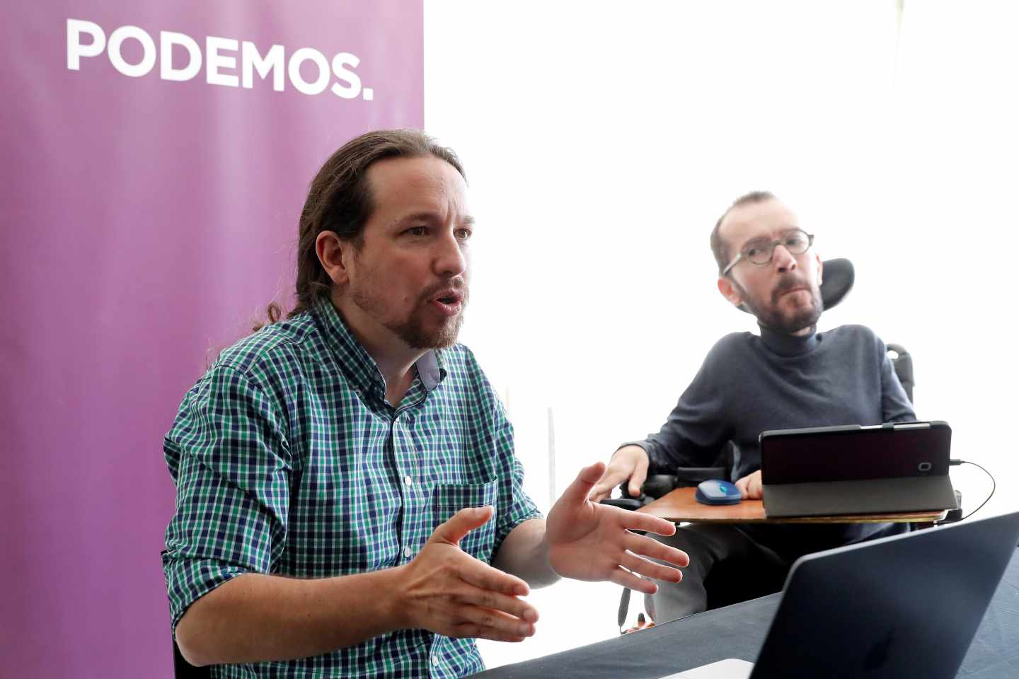 Iglesias y Echenique, en el Consejo Ciudadano de Podemos.