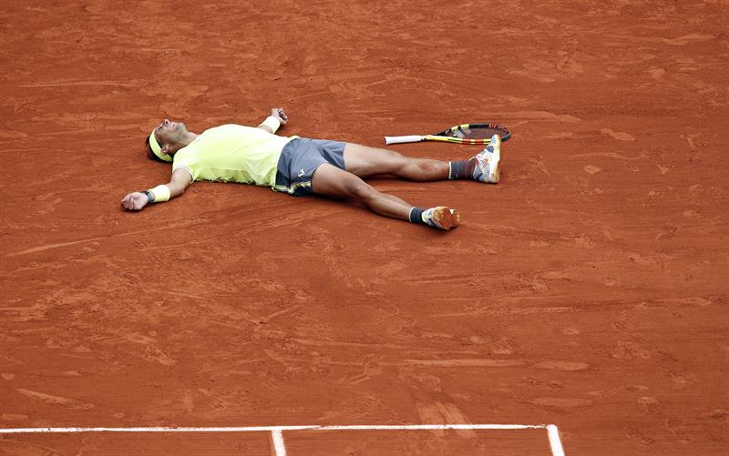 Rafael Nadal celebra su nuevo título en París