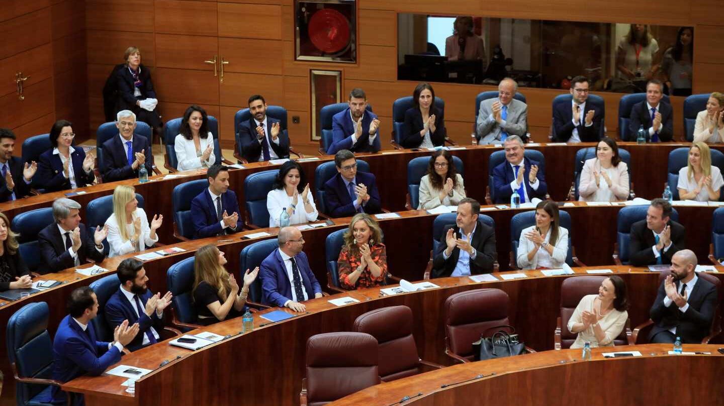 Pleno de la Asamblea de Madrid.