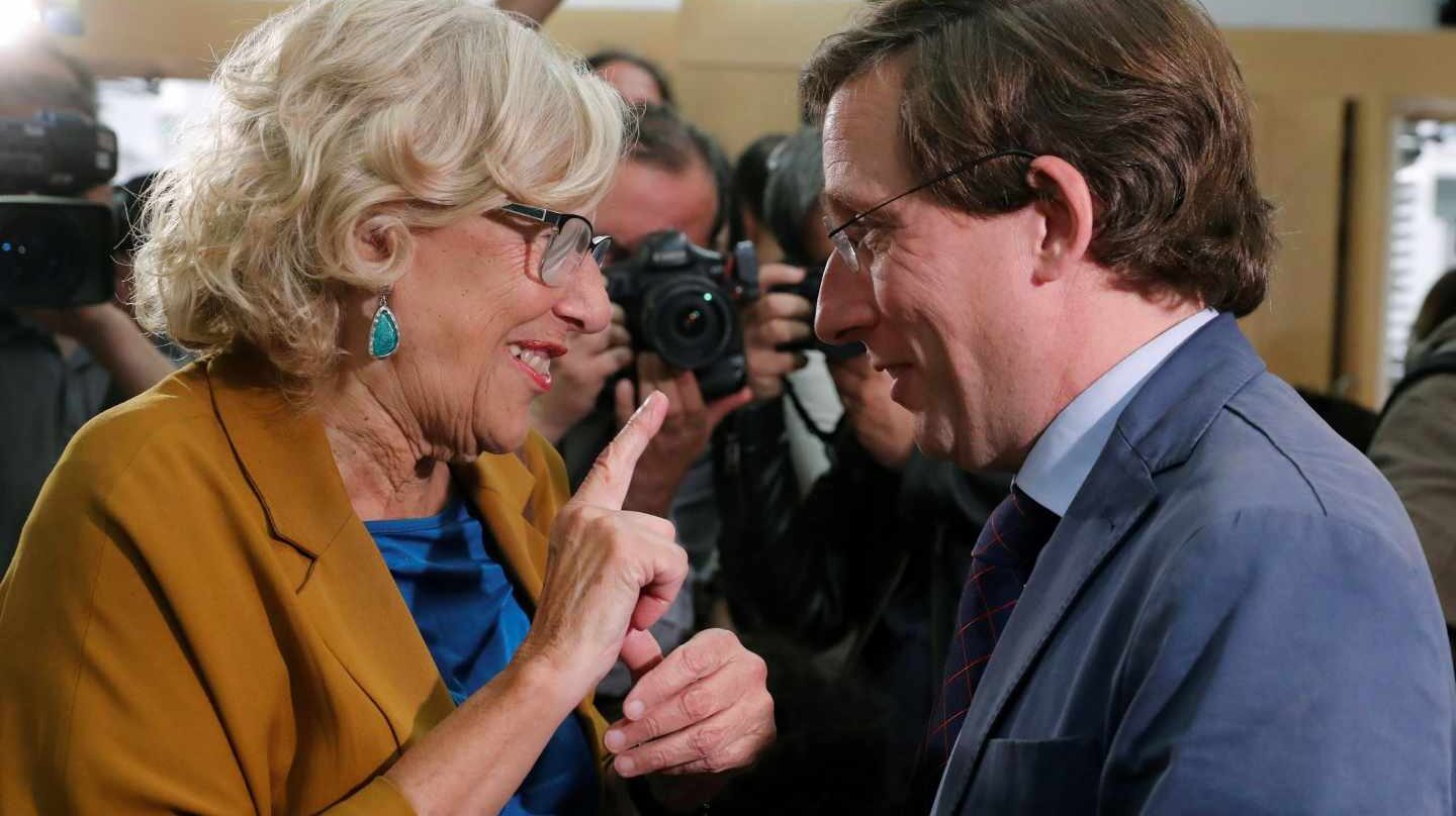 Manuela Carmena y José Luis Martínez-Almeida