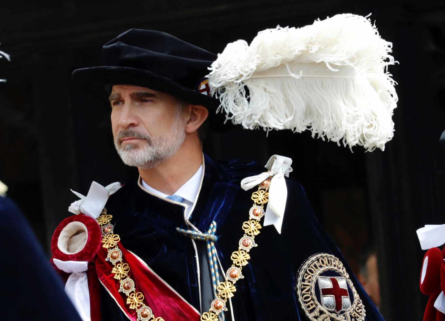 El rey Felipe en Windsor, nuevo caballero de la Orden de la Jarretera.