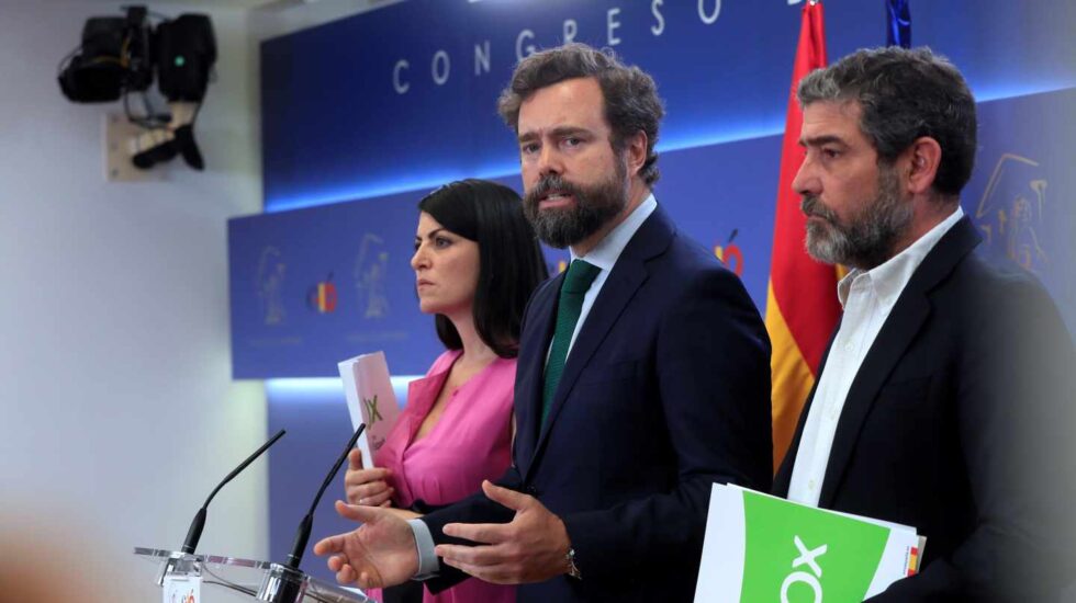 Iván Espinosa de los Monteros durante su comparecencia de hoy en el Congreso