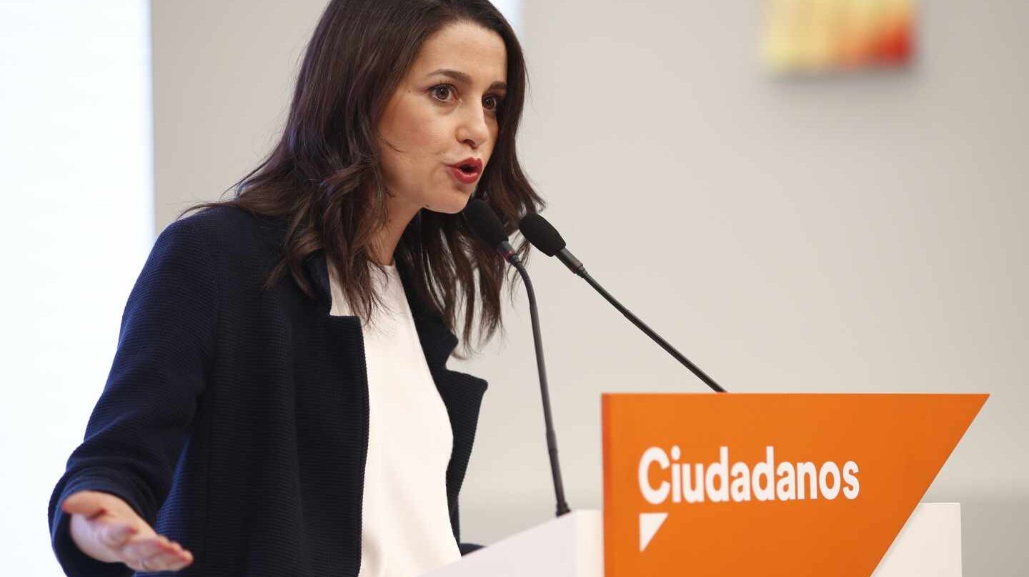 Inés Arrimadas, tras la Ejecutiva de Ciudadanos.