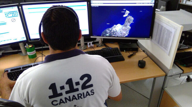 Servicio del 112 en Canarias.