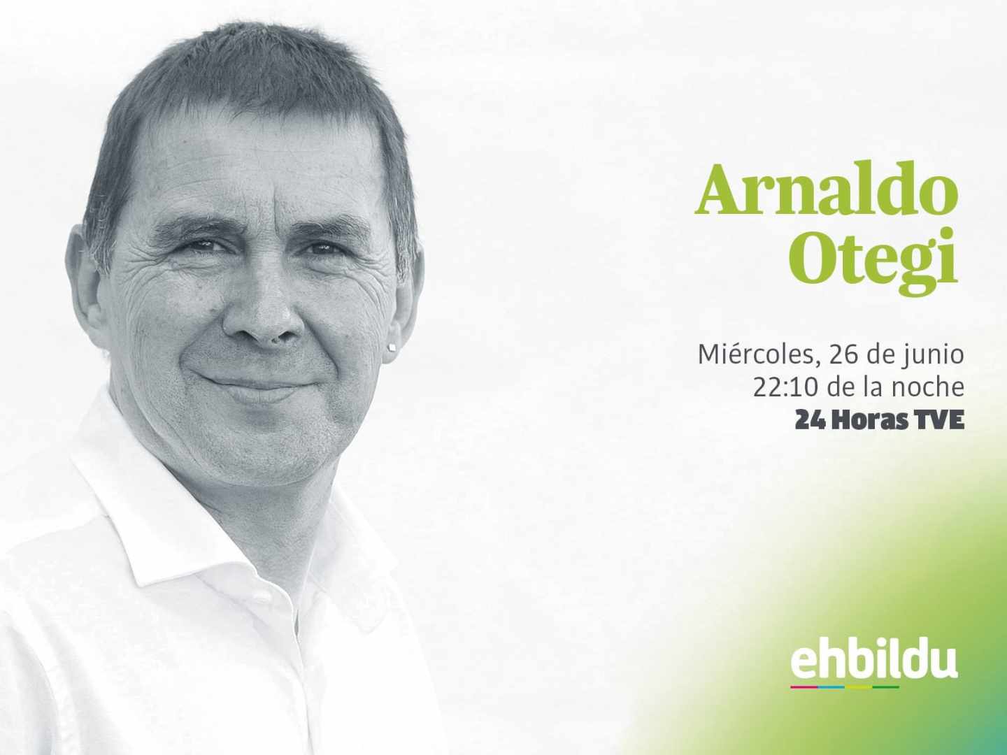 Las víctimas piden a RTVE que suspenda la entrevista con Arnaldo Otegi prevista para esta noche