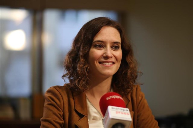 La candidata a la presidencia de la Comunidad de Madrid, Isabel Díaz Ayuso