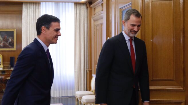 Pedro Sánchez y el Rey Felipe.