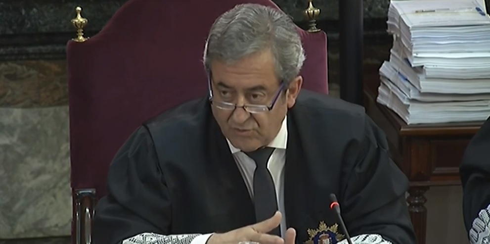 El fiscal Zaragoza, en el juicio del procés.