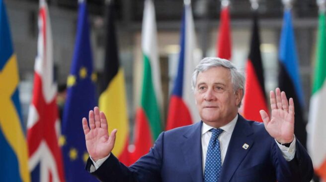 Antonio Tajani, en el Parlamento Europeo.