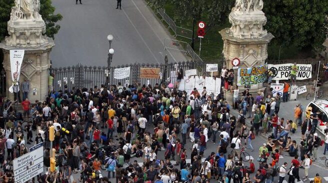 El asedio al Parlament de 2011.