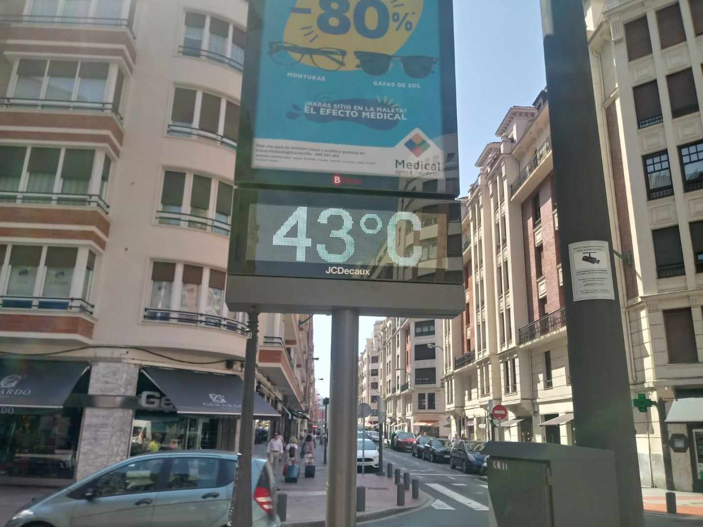 Ola de calor en el País Vasco: temperaturas de 43 grados.
