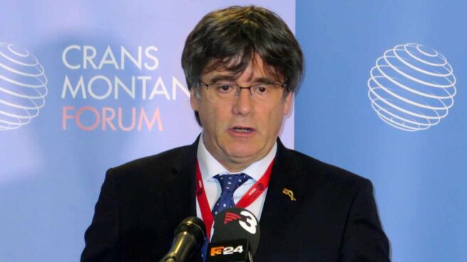 Carles Puigdemont, este jueves en Suiza.