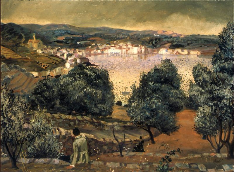 Olivos, paisaje de Cadaquéz, Dalí. 