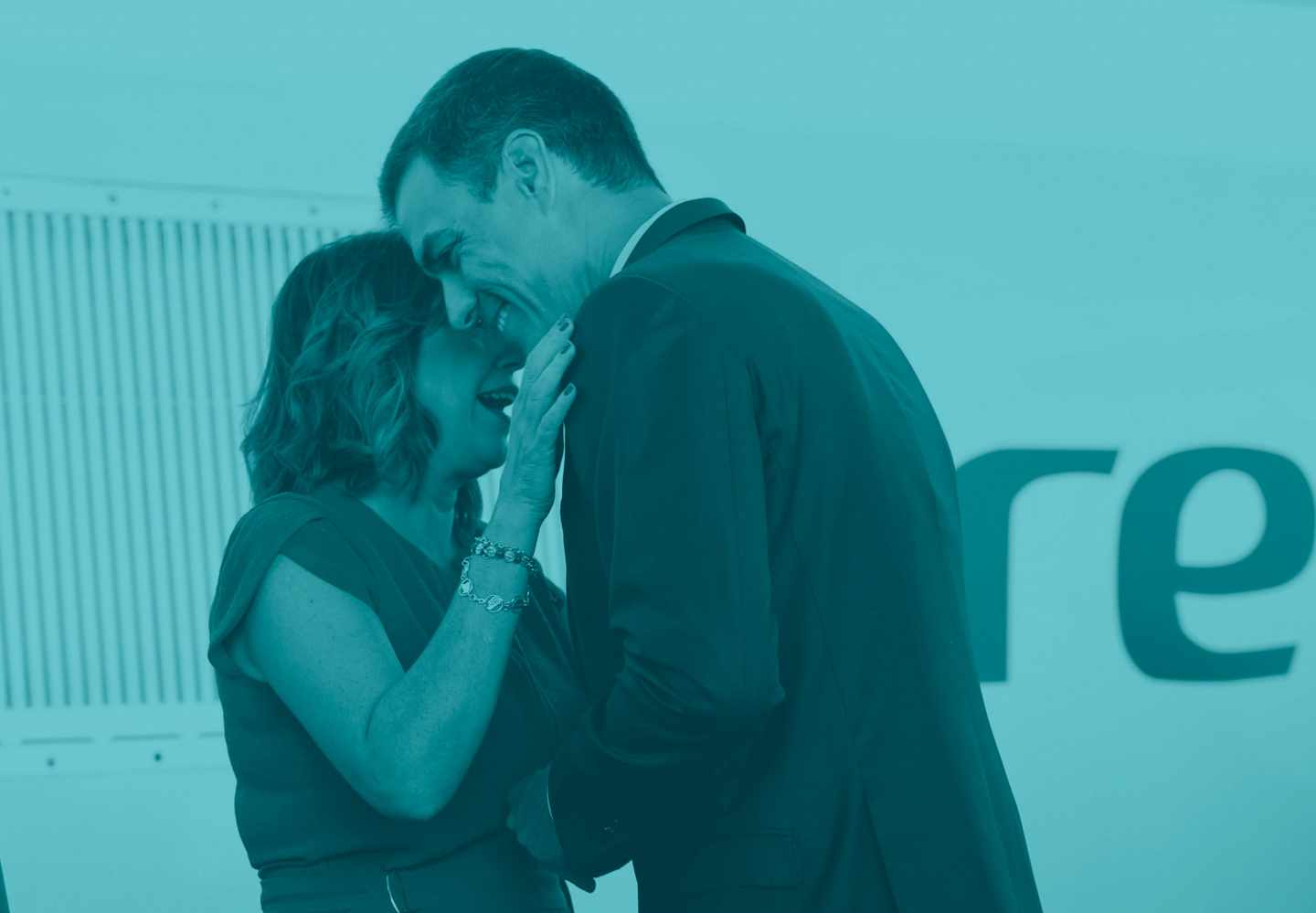 Susana Díaz y Pedro Sánchez.