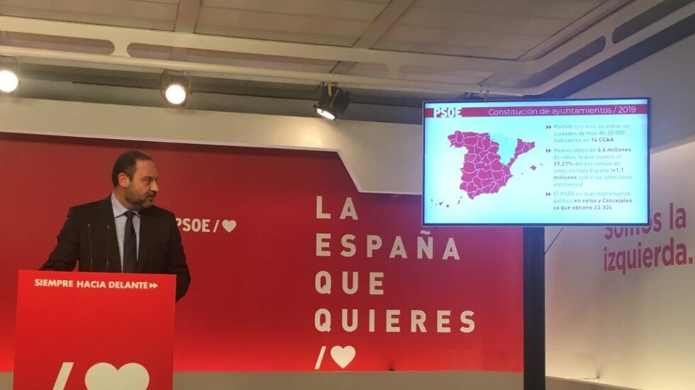 El secretario de Organización del PSOE, José Luis Ábalos.