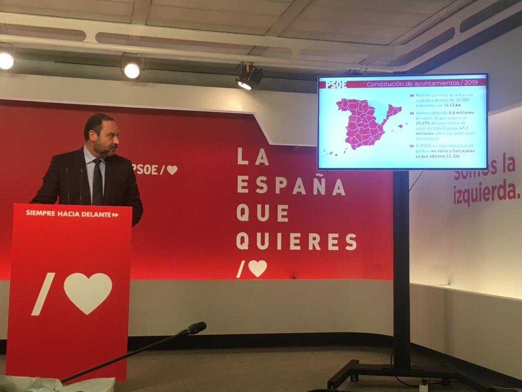 El secretario de Organización del PSOE, José Luis Ábalos.