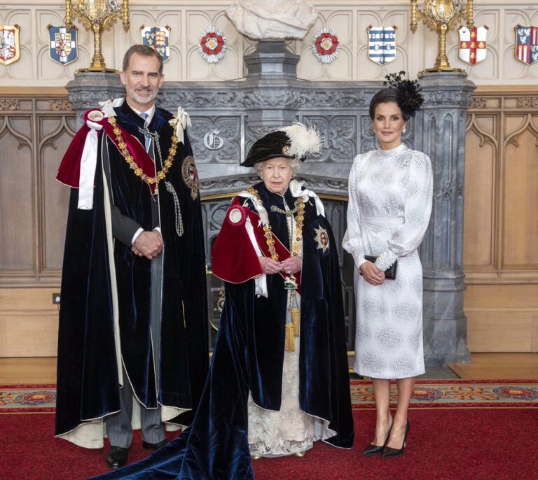 Las imágenes de Felipe VI en Windsor como caballero de la Orden de la Jarretera