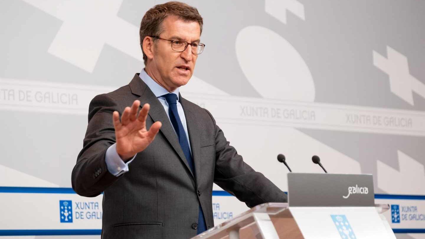 El presidente de la Xunta de Galicia, Alberto Núñez Feijóo