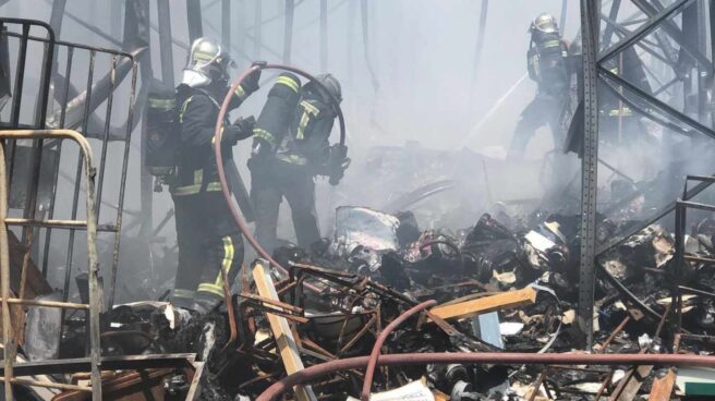 Arde una nave que almacena patinetes en Madrid por segunda vez este año