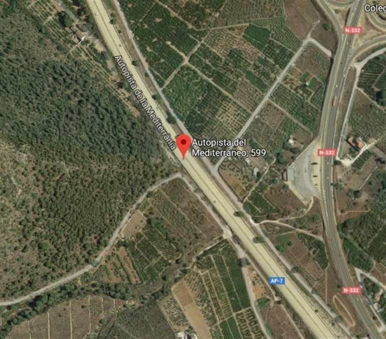 Un detenido por conducir a 223 km/h en Gandía bajo influencia de las drogas