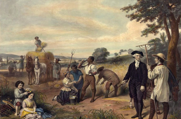 El sueño agrícola de George Washington con un burro español