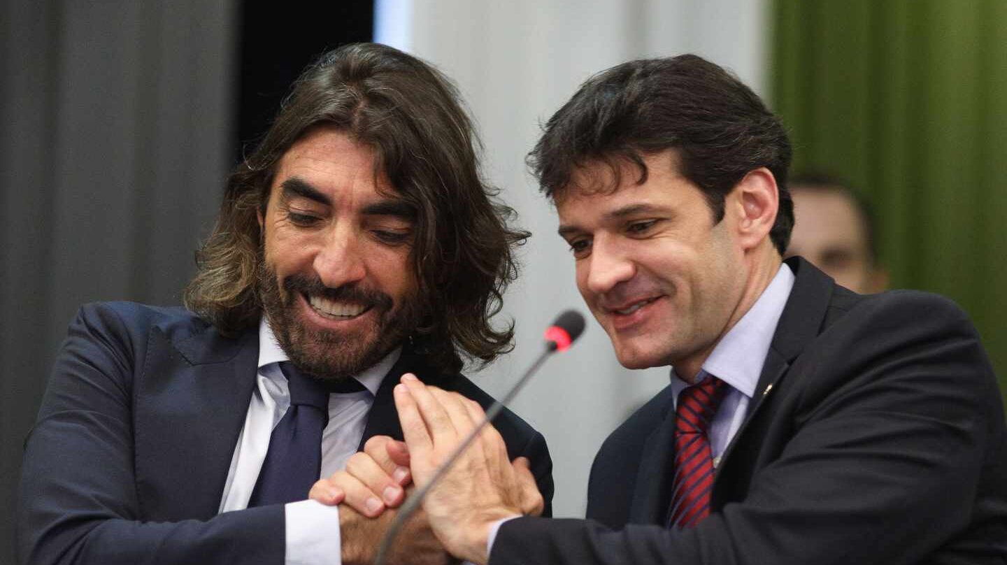 El consejero delegado de Globalia, Javier Hidalgo, y el ministro de Turismo de Brasil, Álvaro Antonio.