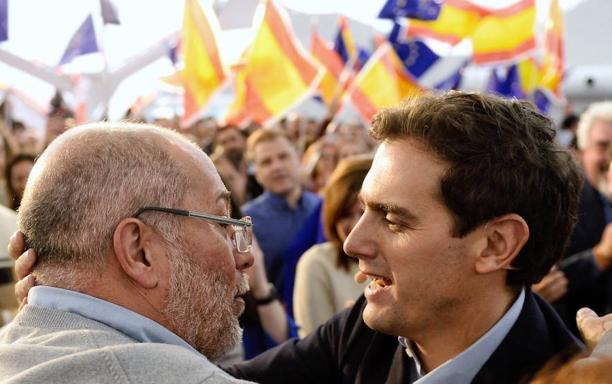 Albert Rivera junto a Francisco Igea