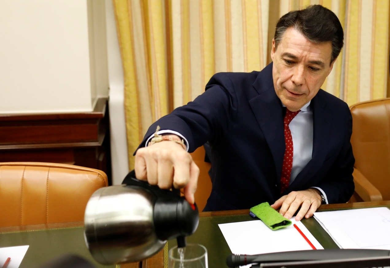 El ex presidente de la Comunidad de Madrid Ignacio González, durante una comparencia en el Congreso.