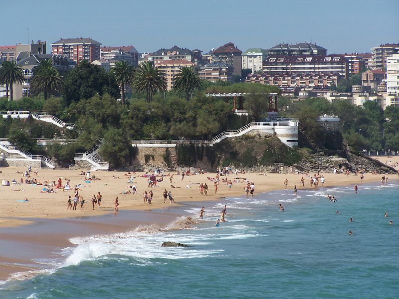 Playa primera del Sardinero