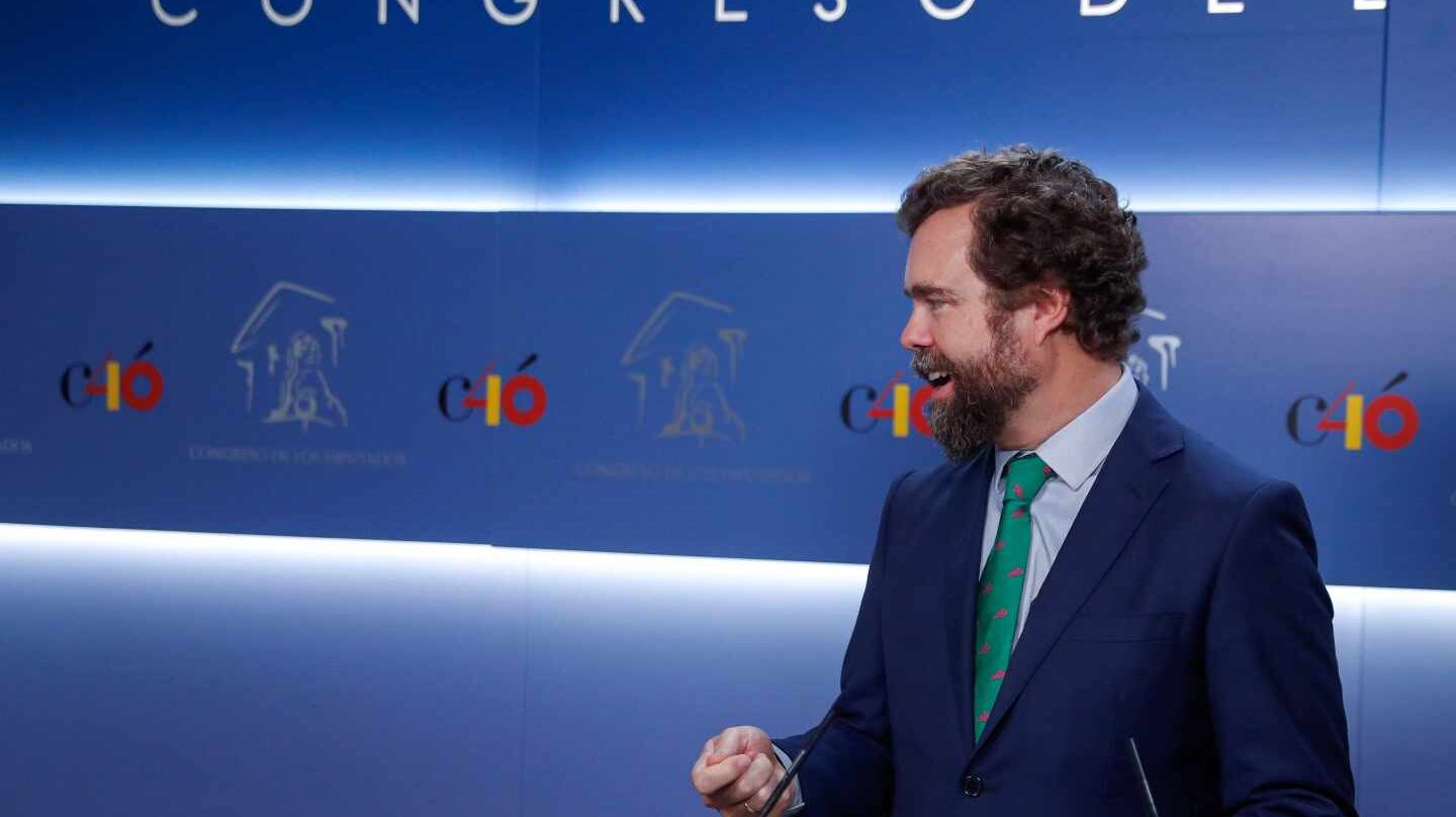 Iván Espinosa de los Monteros, portavoz de Vox en el Congreso de los Diputados.