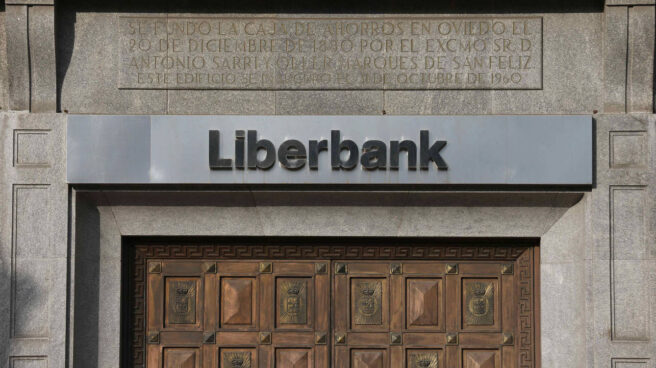 liberbank_ Sucursal de Liberbank en Oviedo.
