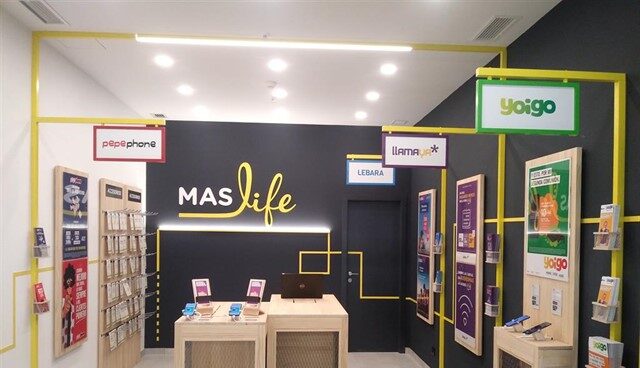 maslife Una de las nuevas tiendas MásLife del grupo MásMóvil.