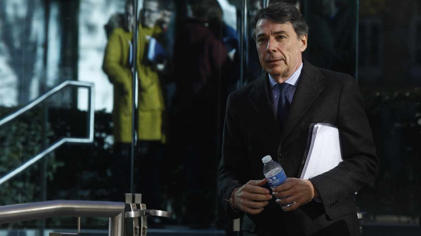 El ex presidente de la Comunidad de Madrid Ignacio González, saliendo de la Audiencia Nacional.