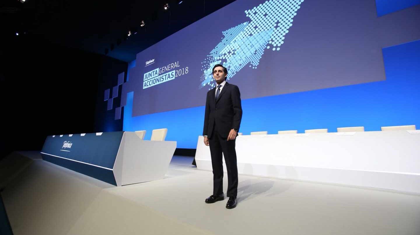 El presidente de Telefónica, José María Álvarez-Pallete.