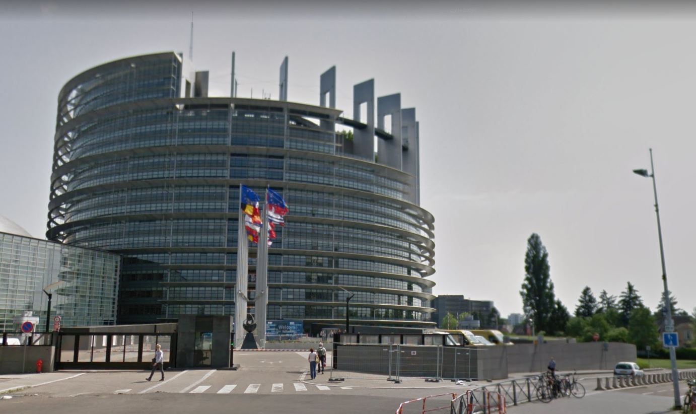 Sede del Parlamento Europeo en Estrasburgo.