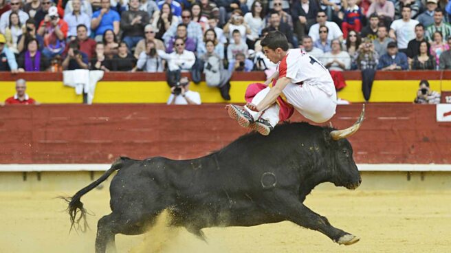 Un recortador en acción.