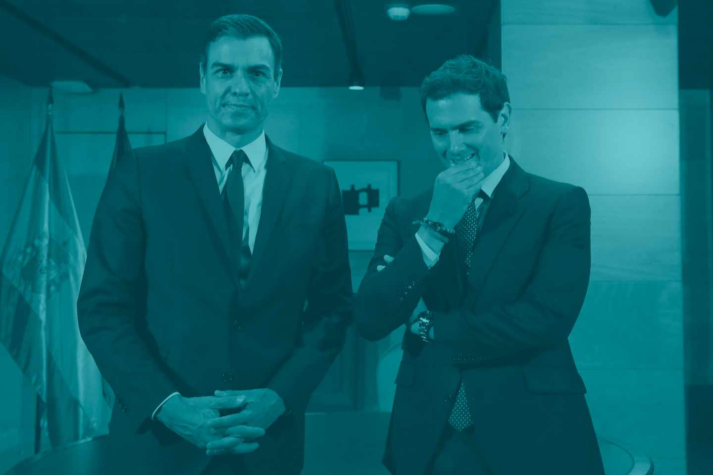 Pedro Sánchez y Albert Rivera.