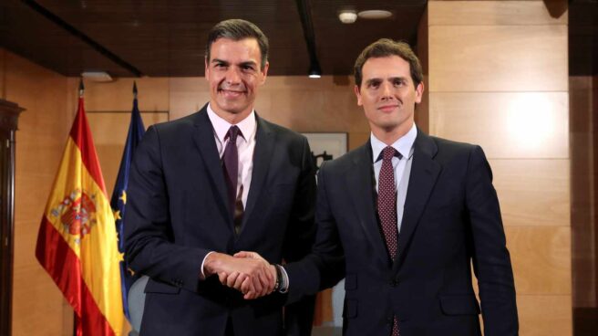 Pedro Sánchez y Albert Rivera.