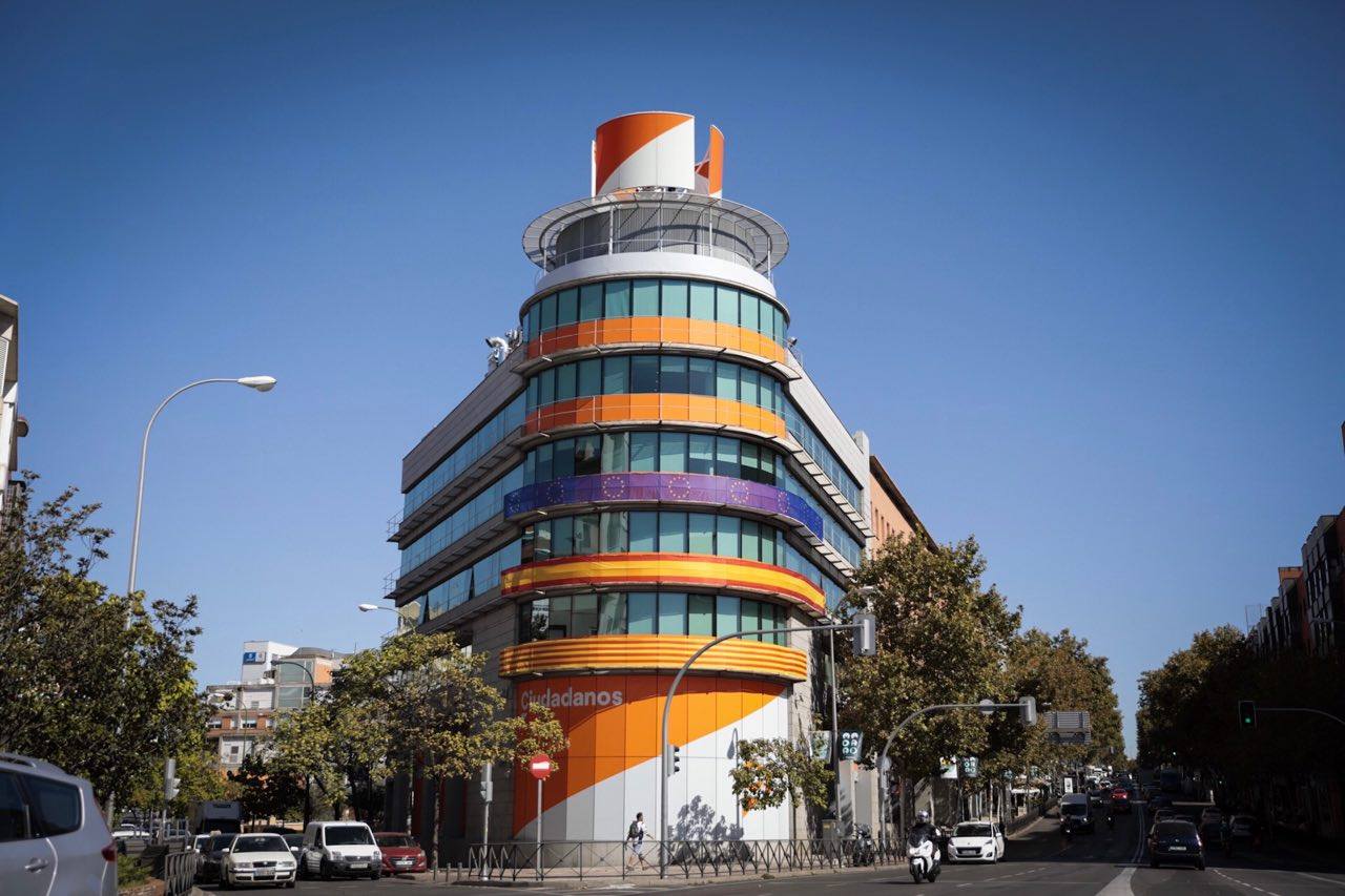 Sede de Ciudadanos, en Madrid.