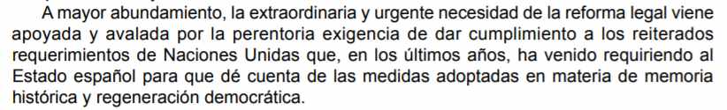 Justificación de la "extraordinaria y urgente" necesidad que el Gobierno razona en el decreto-ley.