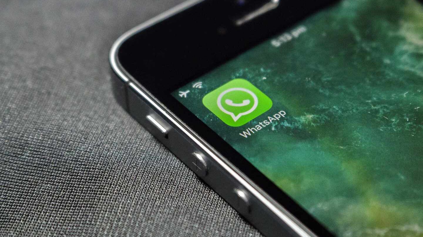 Aplicación móvil de WhatsApp.