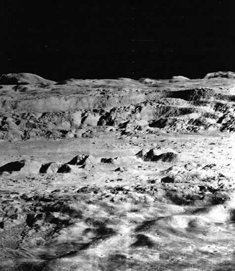 Imagen del cráter Copernicus, de 100 kilómetros de diámetro, tomada en 1966 | NASA/University of Colorado at Boulder