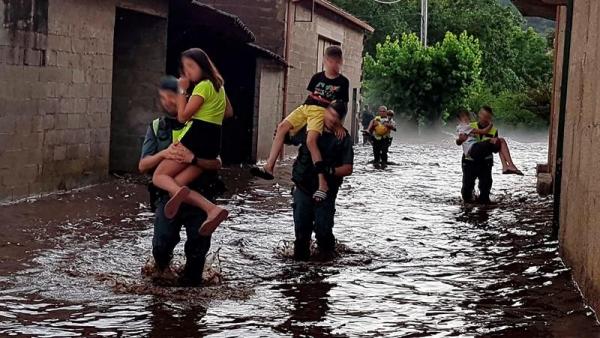 Riada en Infesta, en Monterrei (Ourense)