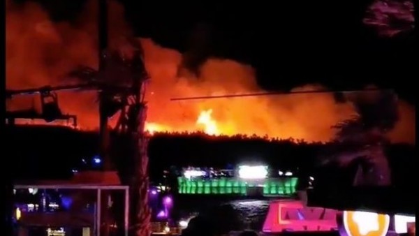 Incendio en un festival de 'hip-hop' de Croacia