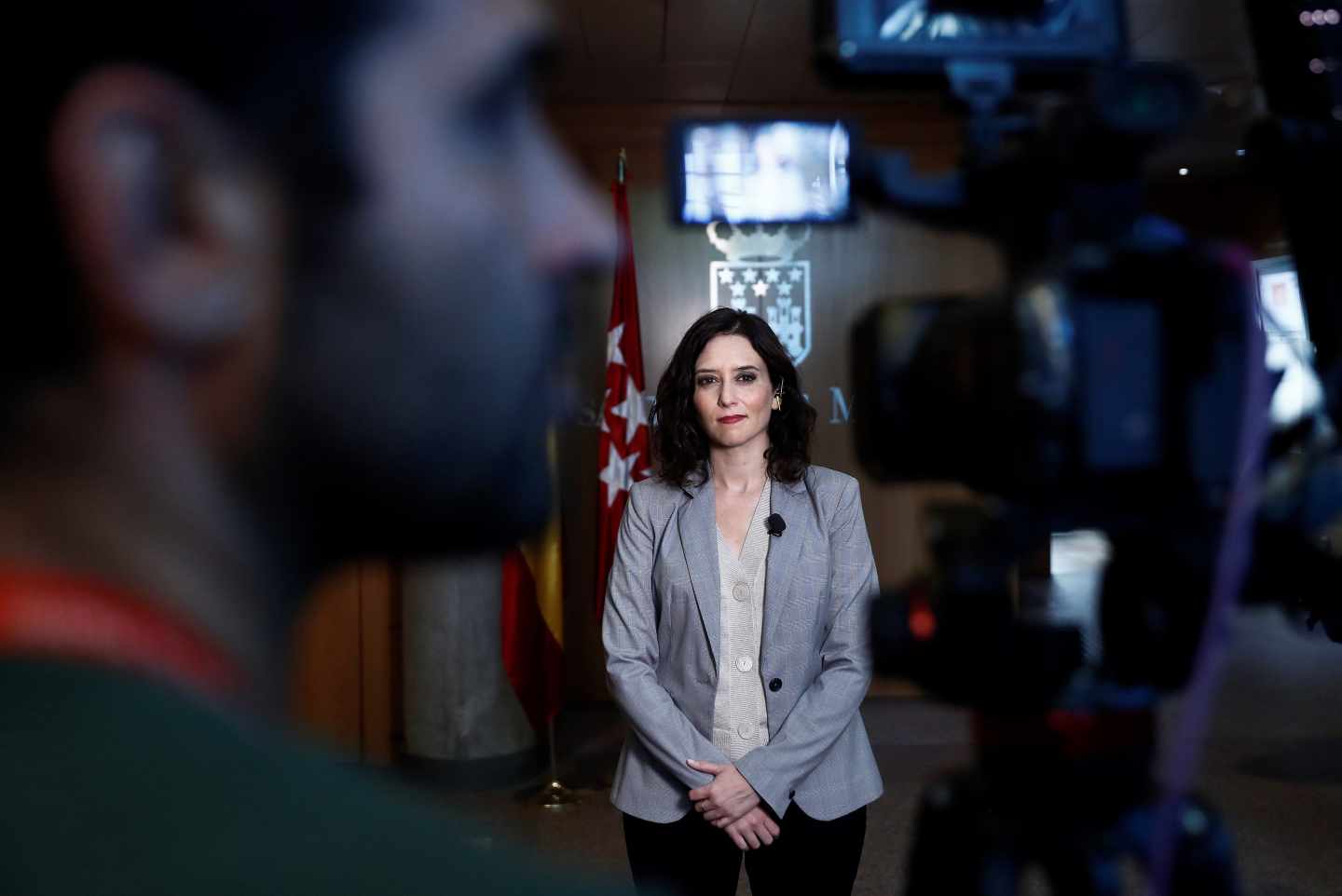 La candidata a la presidencia de la Comunidad de Madrid, Isabel Díaz Ayuso