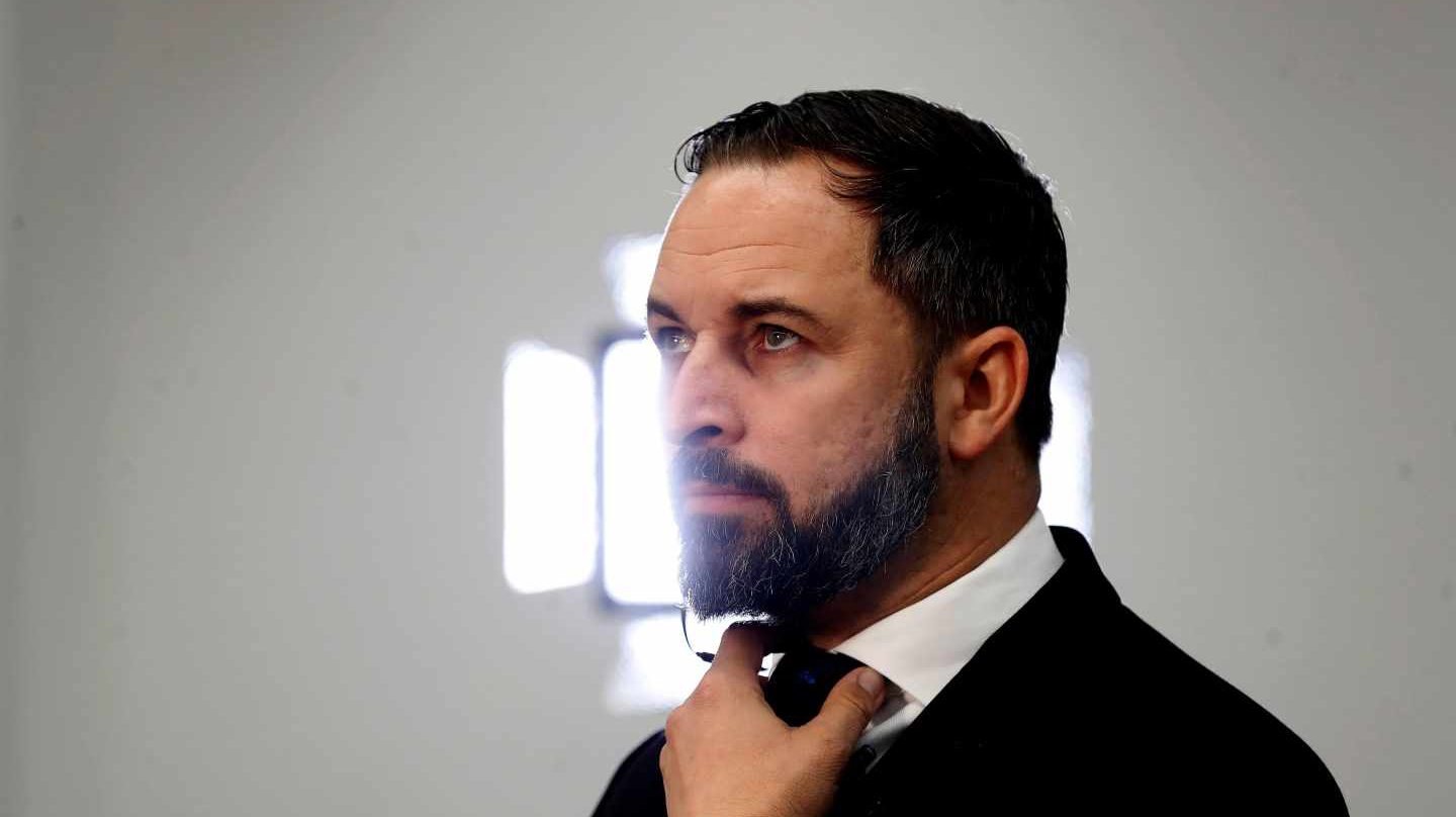 El líder de Vox, Santiago Abascal.